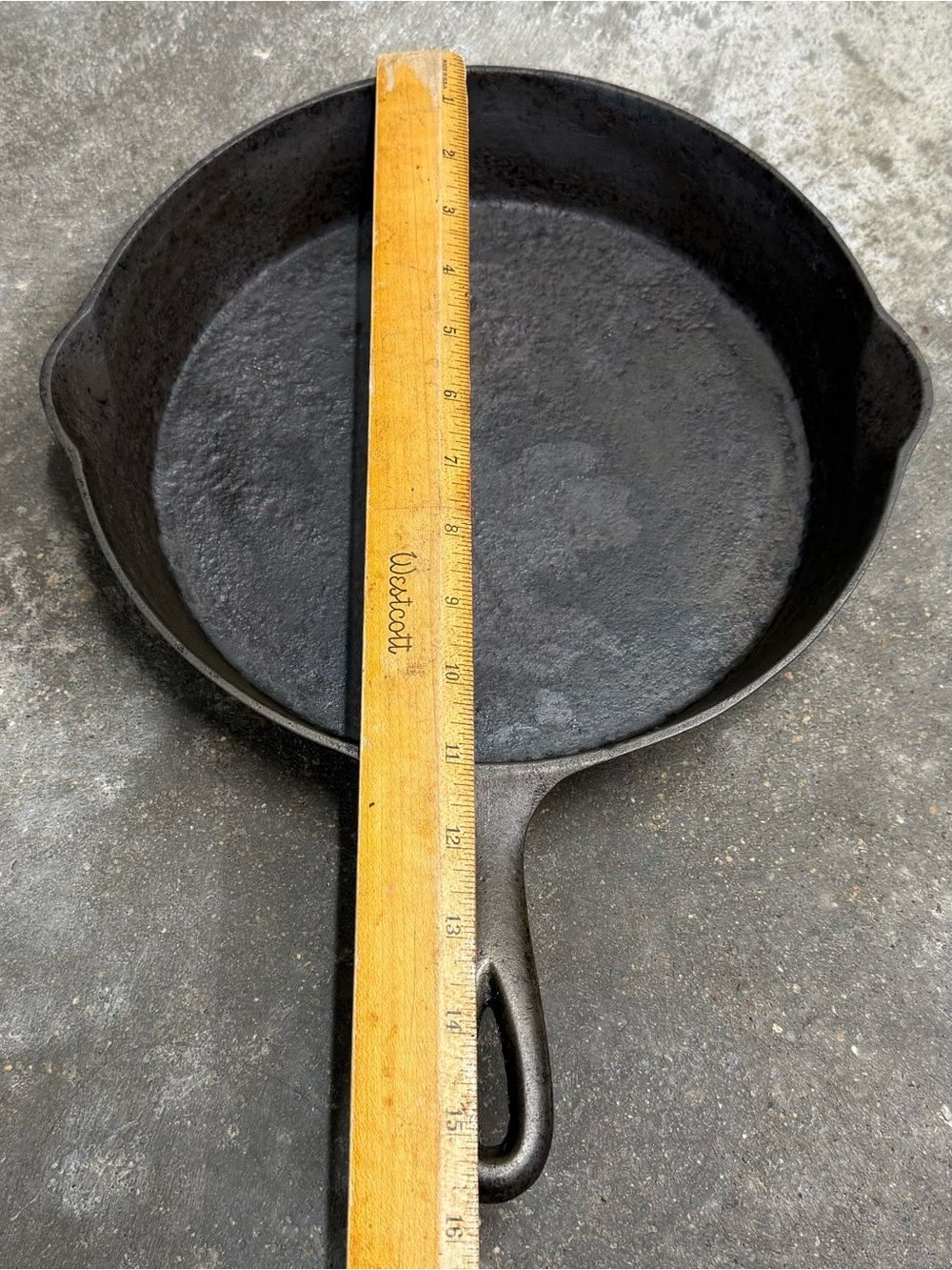 Antique Wagner Ware 9B Cast Iron Skillet 11” Pre Logo - Picture 9 of 10